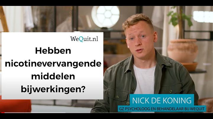 2  De werking van nicotinevervangende middelen