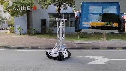 A tracked  inspection robot