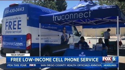 Fox 5 Tech Smart: Free Low-Income Cell Phone Service from Truconnect