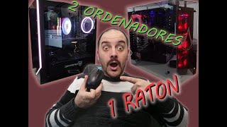 USAR 2 PC CON 1 RATON Y TECLADO mouse without borders