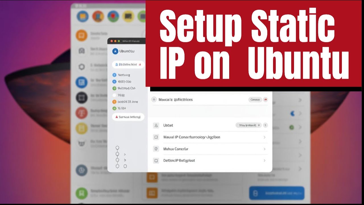 How to Setup a Static IP on Ubuntu - YouTube