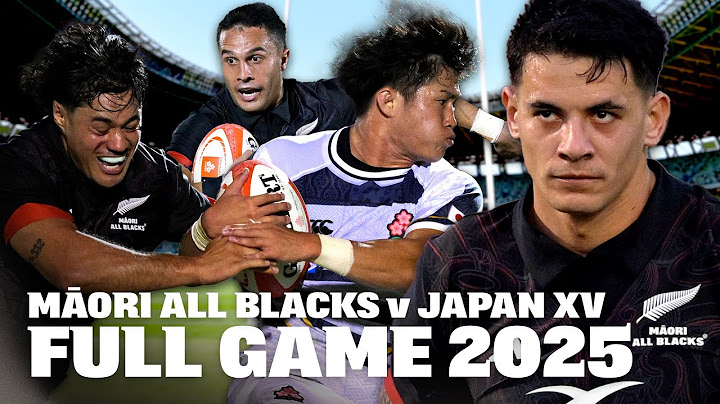 Māori All Blacks v Japan XV 2025 | FULL GAME