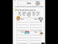 Grammar Learning Worksheet | English Grammar Practice for Kids | Easy Grammar Exercise