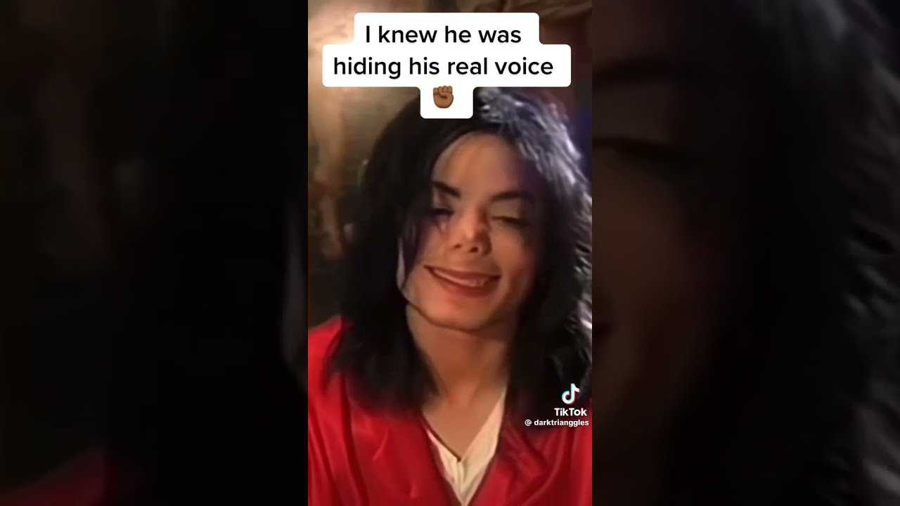 Michael Jackson Using His Real Voice 