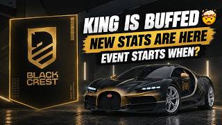 Black Crest Event New Stats of Bugatti Tourbillion Asphalt 9 Legends Unite