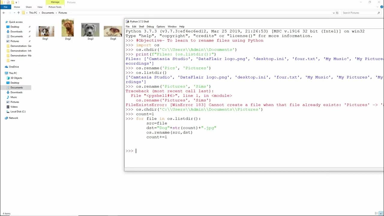 Renaming Files with Python Practical YouTube