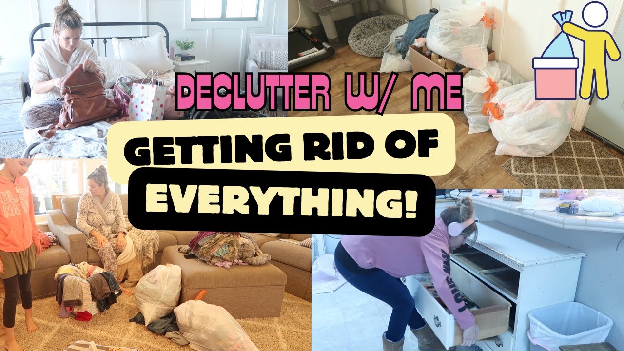 DECLUTTERING EVERYTHING MOTIVATION 2024 || DECLUTTERING AT THE SPEED OF ...