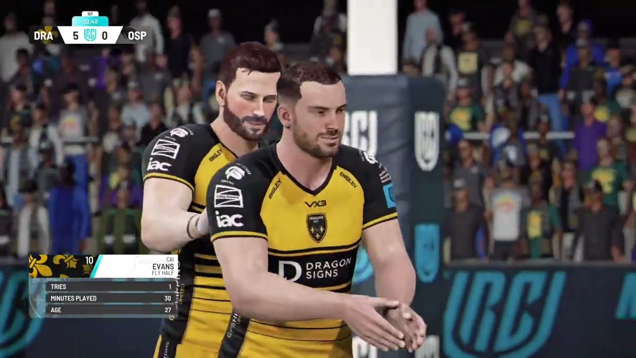 Dragons RFC vs Ospreys Rugby 25 Highlights 