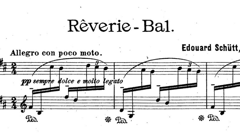 Eduard Schütt | Rêverie-Bal, Op.75/1