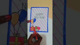 Happy New year Card Idea @Great art with Gunnu