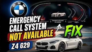 BMW Z4 G29 Emergency Call System Not Available FIX | Telematics Battery Replacement DIY