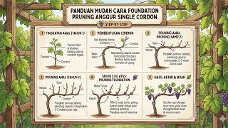 Panduan Mudah Foundation Pruning Anggur #gardening #grape 