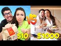 $10 DATE vs $1000 DATE with Boyfriend! (Challenge)