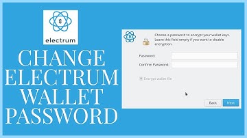 How to Change Electrum Wallet Account Password?