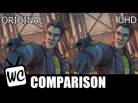 Borderlands The Handsome Collection - Original vs Ultra HD Pack Comparison