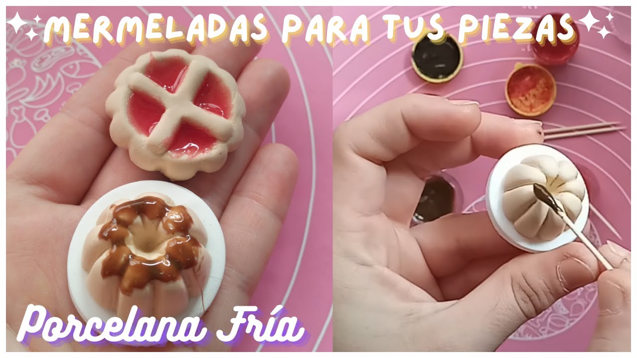 COMO HACER FALSA MERMELADA , SALSA CARAMELO PORCELANA FRÍA