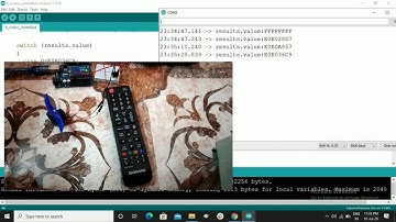 Tv remote controlled DC motor using Arduino | SM038 IR receiver