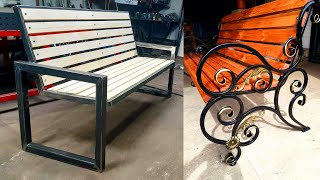 ЛОФТ или КОВКА? Цена вопроса? | Making a bench from a square pipe