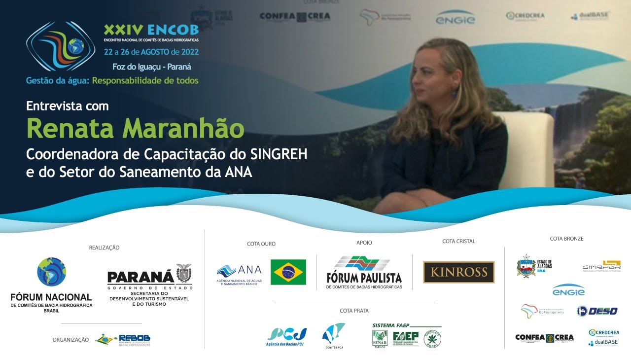 Entrevista exclusiva com Renata Maranhão (ANA) para o XXIV ENCOB
