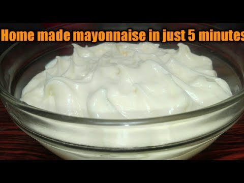 Home made Mayonnaise Recipe by Easy cooking world| Easy & Perfect Mayonnaise Recipe