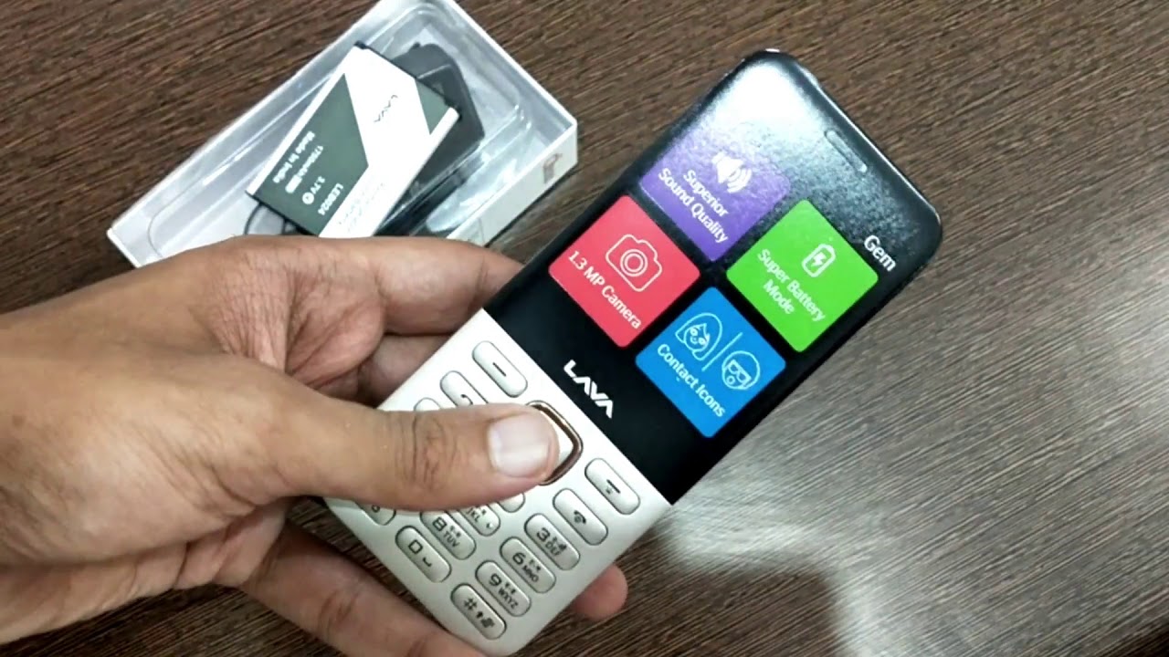 Lava Gem Keypad Mobile Unboxing  Quick Review