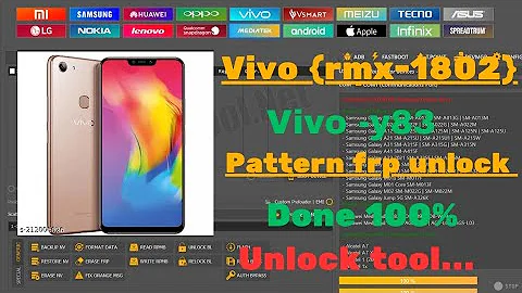 ✨✨Vivo y83 {rmx- 1802} pattern frp Remove  done 100% Unlock tool... by- Pattern unlocking 786 💥💥