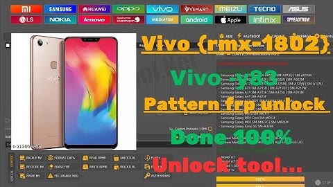 ✨✨Vivo y83 {rmx- 1802} pattern frp Remove  done 100% Unlock tool... by- Pattern unlocking 786 💥💥