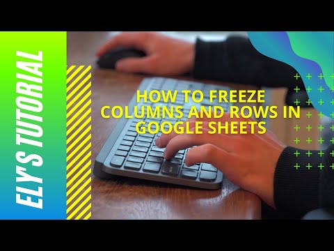 How to Freeze Columns and Rows in Google Sheets: Easy Steps (TAGALOG)