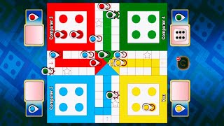 ludo king👑 4 players | Ludo gameplay in 4 players  Ludogameplay | Ludo | Ludoking 🎲