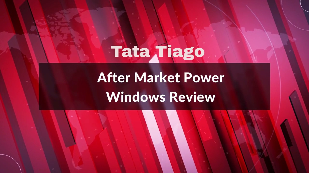 After Market Power Windows Tata Tiago YouTube
