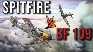 SPITFIRE vs BF 109 Messerschmitt - chasseurs de la seconde guerre mondiale