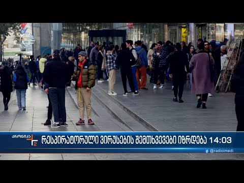 ქვეყანაში რესპირატორული ვირუსების შემთხვევები იზრდება