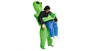 Amazon BEST SELLER Halloween Costume Reviews! Alien Pick Me Up Inflatable Blow Up Costume - One s..
