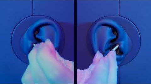 ASMR Both Ear Cleaning with Cotton Swab👂No Talking [KU100]