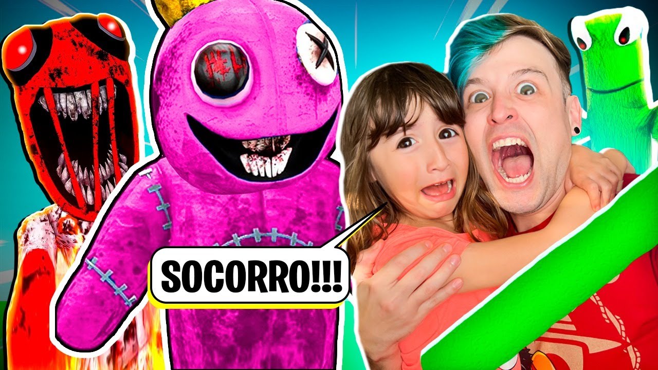 🌈RAINBOW FRIENDS ROBLOX 💥 (TODOS OS FINAIS) NUNCA ENTRE nesse JOGO..  SOZINHO! 😰 