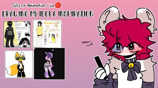 ★Silly.s.k Aոimation★ is live!🔴Watch me drawing my amazing idol and my inspiration! ✨💖