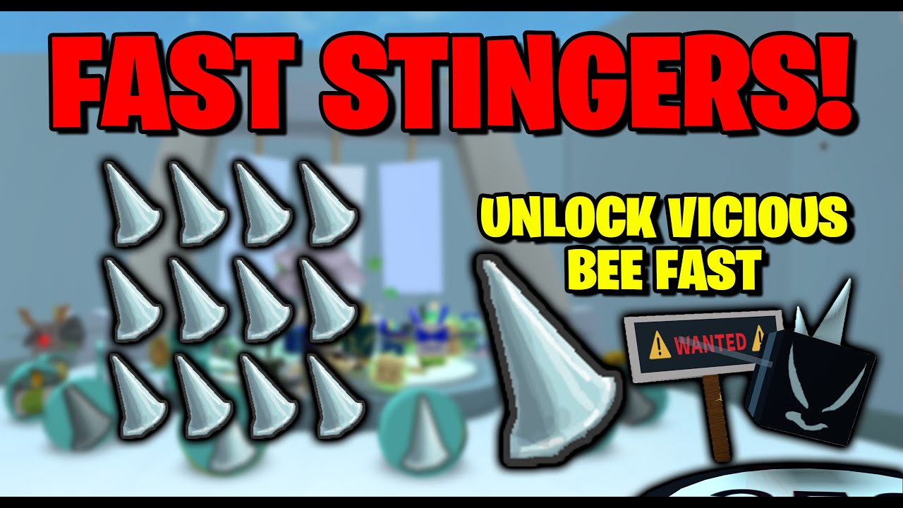 how-to-get-stingers-fast-bee-swarm-simulator-youtube