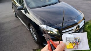 Mercedes A Class W176 seat occupancy sensor fault/repair, airbag front left consult workshop