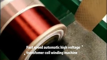 automatic high voltage coil winding machine