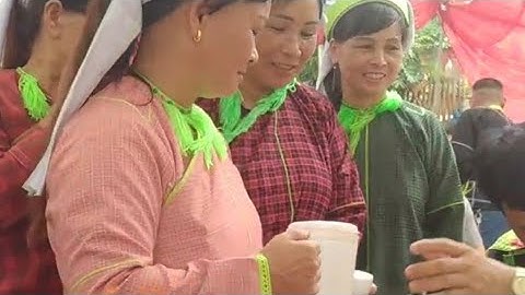 Các Chị Gái Nùng Phẳn Sình Xinh Đẹp Mời Rượu Khách Quý Đến Dự Tiệc Rất Nhiệt Tình Ngày 29/6/2024(ÂL)