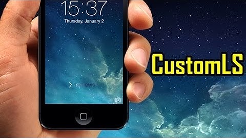 CustomLS - iOS 7 Jailbreak Cydia Tweak