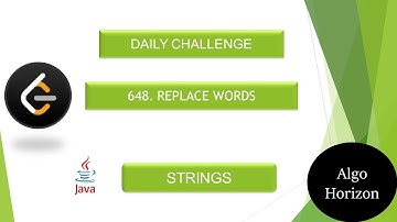 LeetCode 648 | Replace Words | LeetCode Daily Challenge | DSA