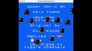 Super Mario 64 - Main Theme (Bob-omb Battlefield) authentic Game Boy 8-bit remix