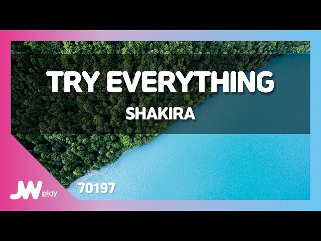 [JW노래방] TRY EVERYTHING / SHAKIRA / JW Karaoke class=