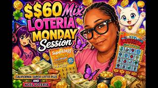 Details ‼️$60 Mix Loteria Monday Session‼️ NC Education Lottery and California Lottery Update