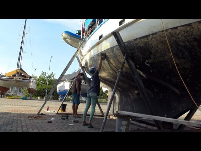 The WORST part of LIVING ON A BOAT | BOAT WORK Episode 145 Sailing Catalpa