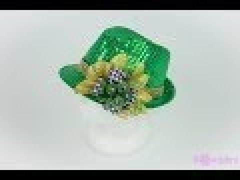 Learn to Decorate a Fedora Hat with a Ribbon Flower - Easy Tutorial