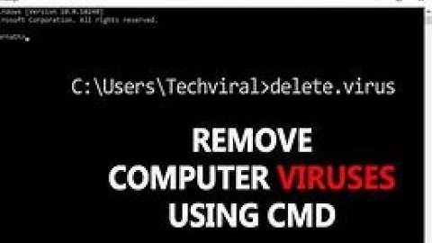How to Remove Viruses using cmd | Delete all Virus from your PC without Antivirus | Easiest Way