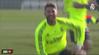 Very beautiful goal by Ramos in training | FULL HD |