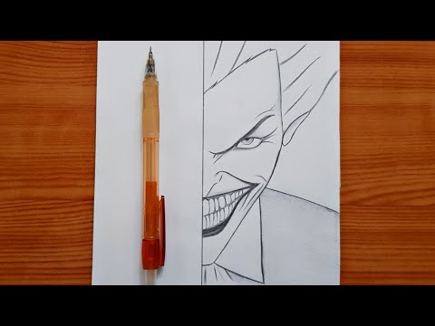 How to draw Joker | Joker step by step | easy tutorial